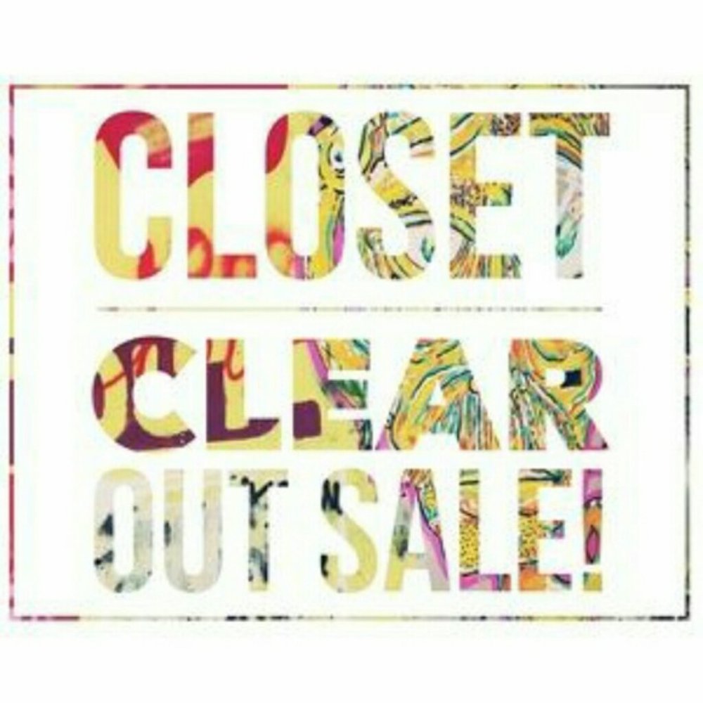 CLOSET CLEAN OUT!